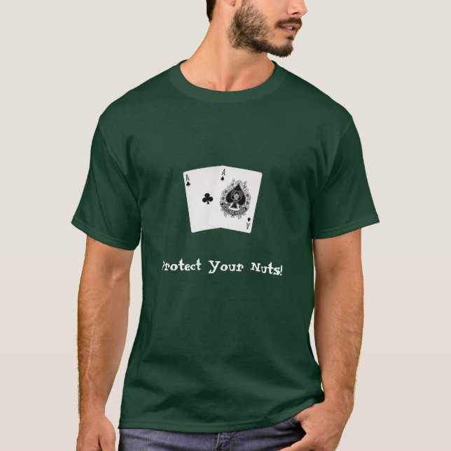 Poker-T - Shirt-Taschen-Asse T-Shirt (Vorderseite)