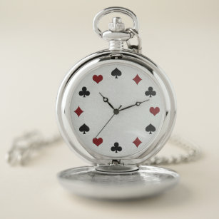 Poker-Taschen-Uhr Taschenuhr