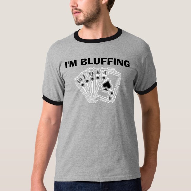POKER, TÄUSCHE ich T-Shirt (Vorderseite)