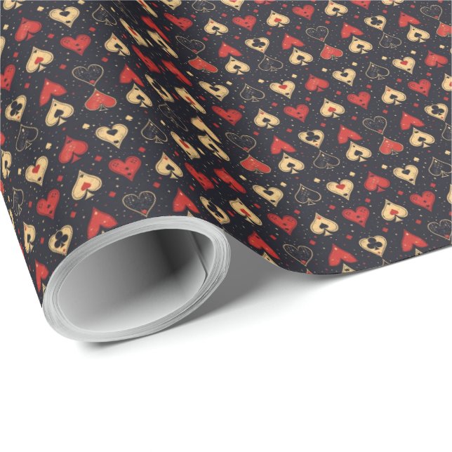 Poker Thema Geschenkverpackungspapier  Geschenkpapier (Rolleneckpunkt)