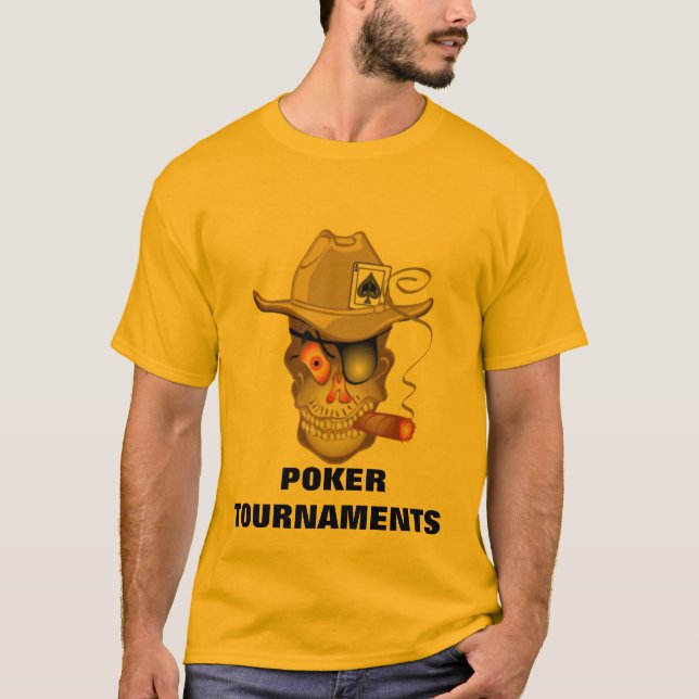 POKER TOURNAMENS T-Shirt (Vorderseite)