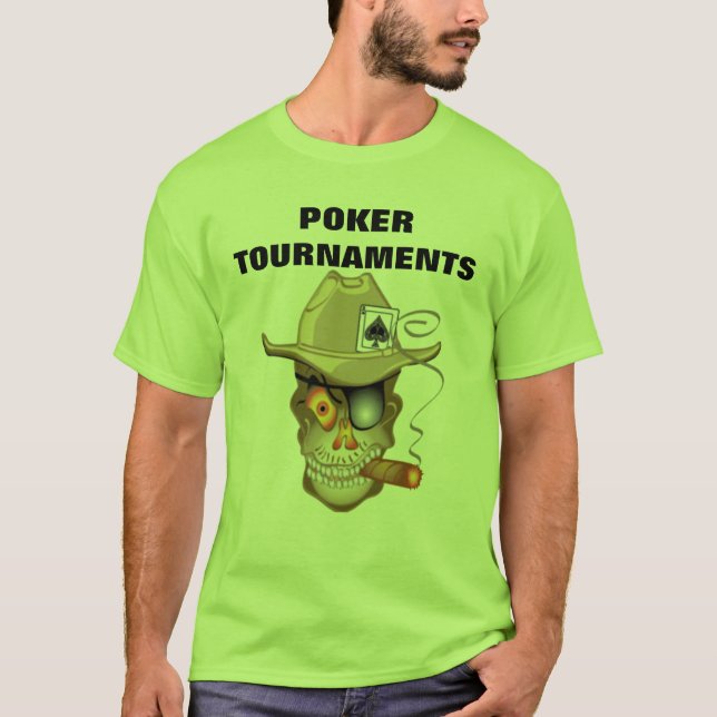 POKER TOURNAMENS T-Shirt (Vorderseite)