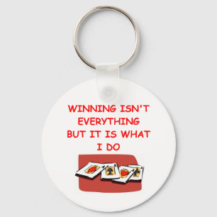 Poker und Kartenspieler Schlüsselanhänger