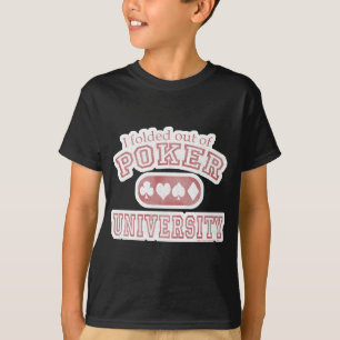 Poker Universität Old School Fade T-Shirt