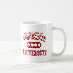 Poker University Fun Card Game Player Tasse