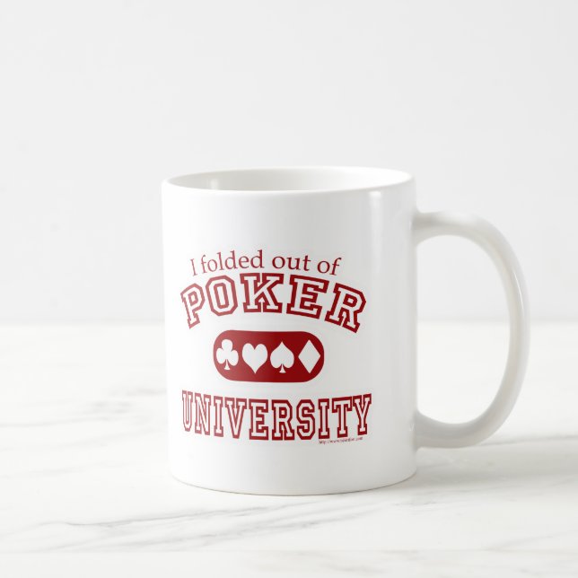 Poker University Fun Card Game Player Tasse (Rechts)