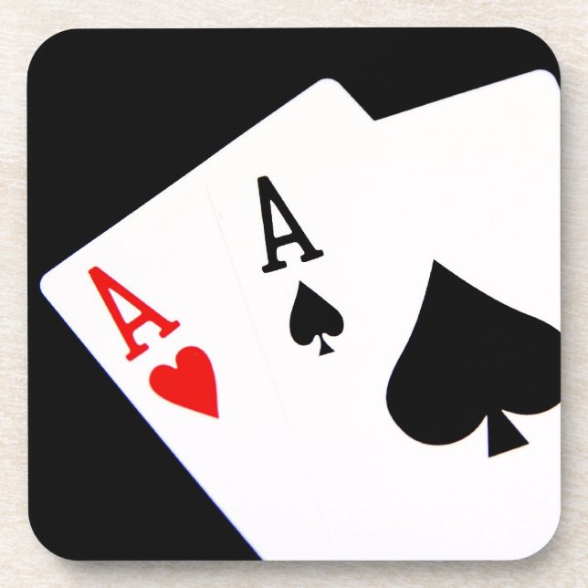 Poker Untersetzer (Vorderseite)