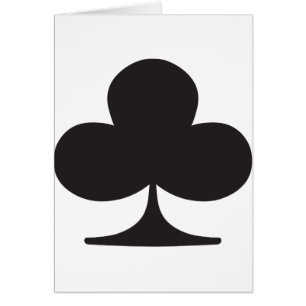 Poker-Verein-Anzugs-Spielkarte