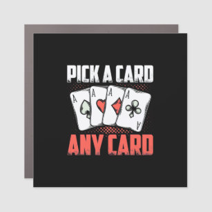 Poker Wählen Sie eine Karte aus. Auto Magnet