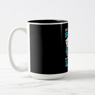 Poker, wenn Sie gewinnen, ist Glück Zweifarbige Tasse