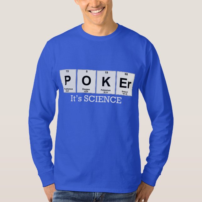 POKER - Wissenschaft T-Shirt (Vorderseite)