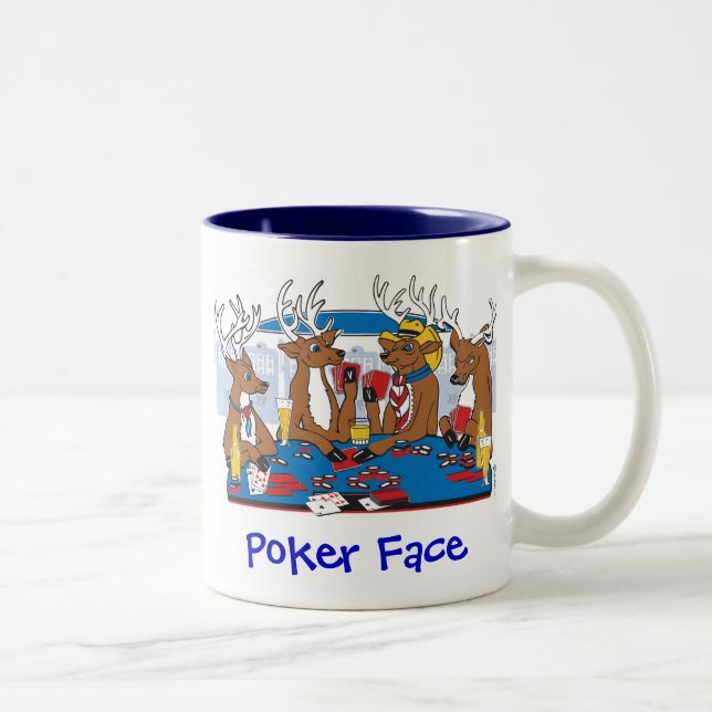 Poker Zweifarbige Tasse (Rechts)