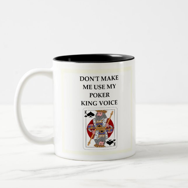 POKER ZWEIFARBIGE TASSE (Links)