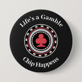 Pokerchip Button