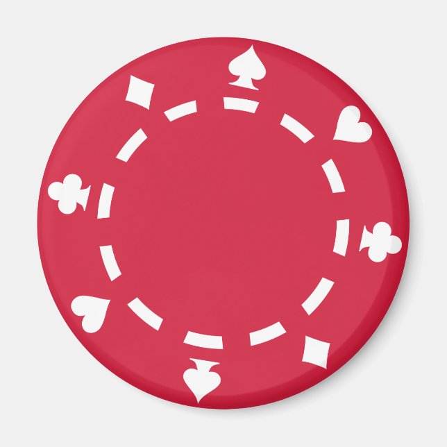 Pokerchips Magnet (Vorne)