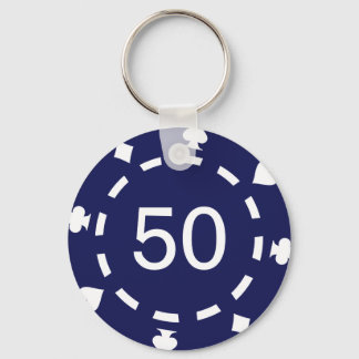 Pokerchips Schlüsselanhänger