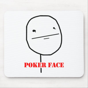 Pokergesicht - meme mousepad