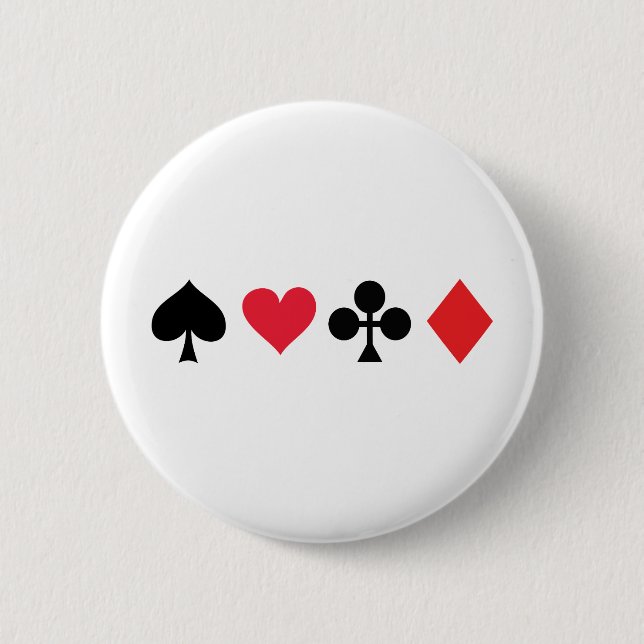PokerKartenspiel Button (Vorderseite)