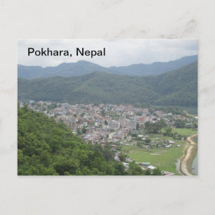 Pokhara, Nepal Postkarte