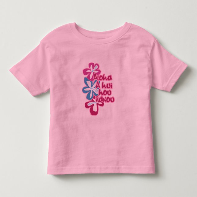 Pokii Blume Säugling T-Shirts (Vorderseite)