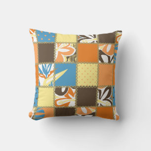 Pokii Hawaiian Patchwork Reversible Square Pillows Kissen