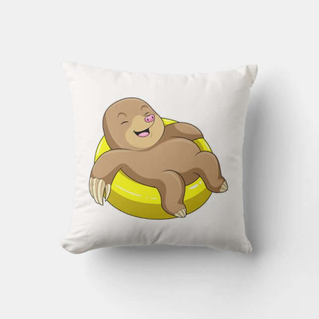 Pol beim Baden mit Lifebuoy Kissen (Vorderseite)