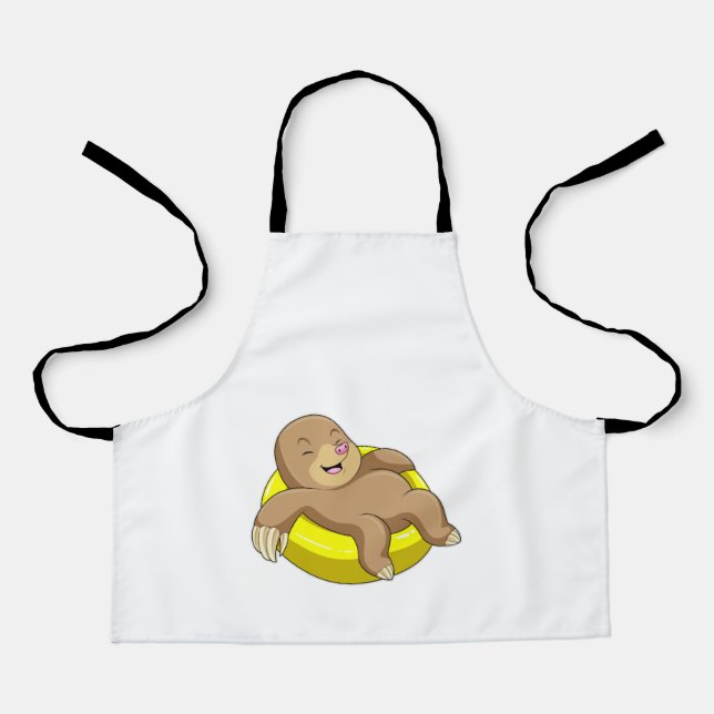 Pol beim Baden mit Lifebuoy Schürze (Vorderseite)