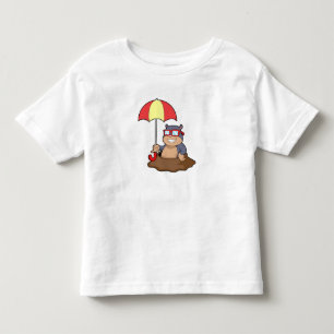 Pol beim Regen Kleinkind T-shirt