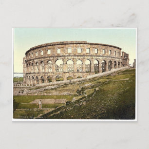 Pola, die Arena, Istrien, Österreich-Ungarn selten Postkarte
