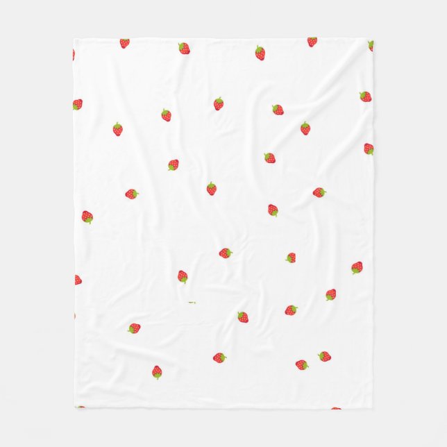 Polabdeckung Strawberry Fleecedecke (Vorderseite)