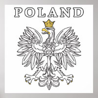 Poland With Polish Eagle