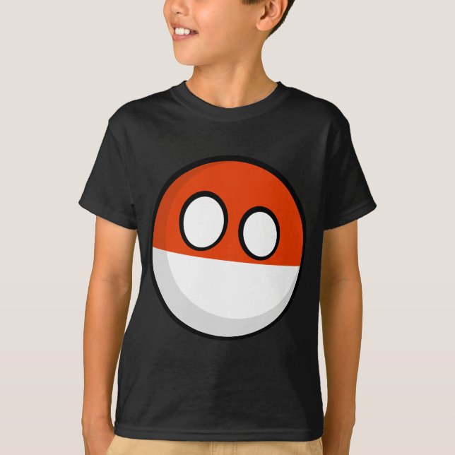 Polandball T-Shirt (Vorderseite)