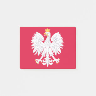 Polandemblem Post-it Klebezettel