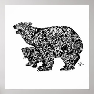 Polar Bär Ausdrucke für benutzerdefinierte Kunst Poster