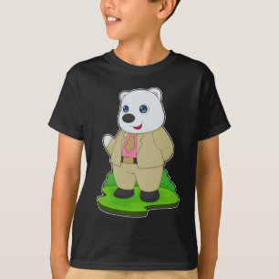 Polar Bär Groom Anzug Wedding T-Shirt