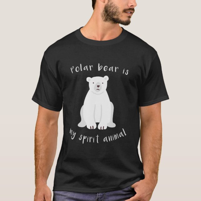 Polar Bär ist mein Geister T-Shirt (Vorderseite)