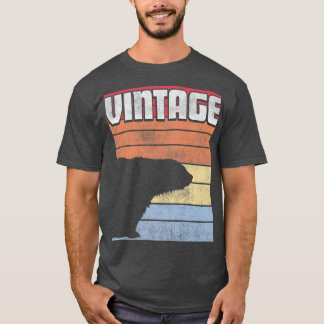 Polar Bär Shirt Retro Stil Vintag Männer Frauen Ki