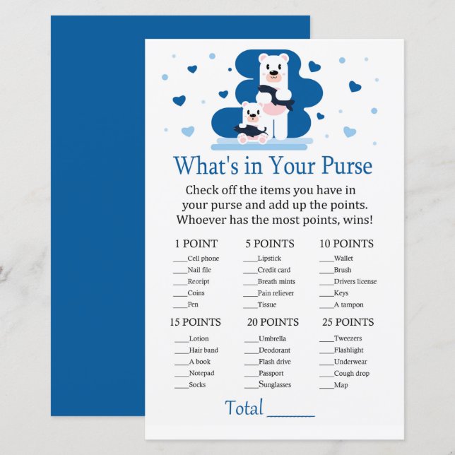 Polar Bär Was ist in deinem Handyspiel? (Vorne/Hinten)