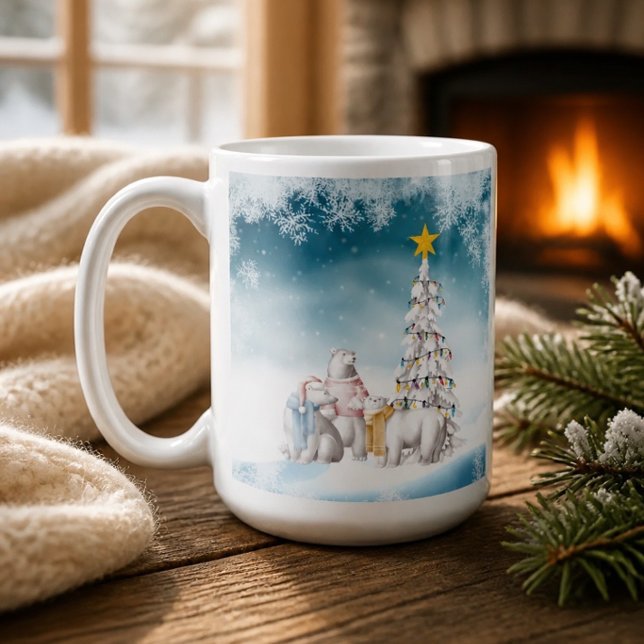 Polar-Bär-Weihnachtskaffeetasse Kaffeetasse (Von Creator hochgeladen)