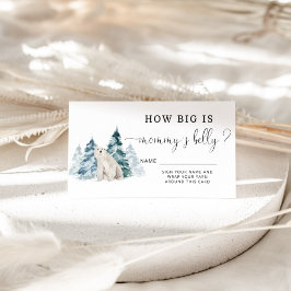 Polar Bär wie groß ist Mama's Bauchspeicheldrüsenk Begleitkarte