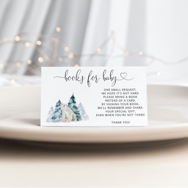 Polar Bären Bücher für die Kinderkarte Begleitkarte (Von Creator hochgeladen)