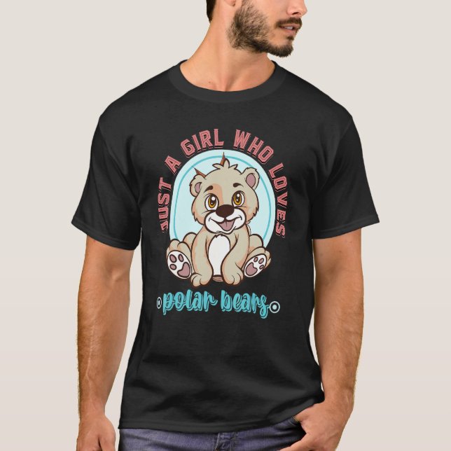 Polar Bären Frauen nur ein Mädchen, das Polar Bäre T-Shirt (Vorderseite)