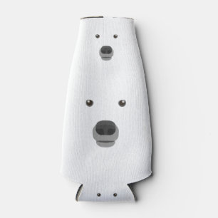 Polar Bären Gesicht Kostüm Karneval Extravagante K Flaschenkühler