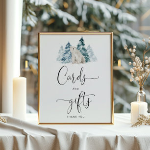 Polar Bärenkarten und Geschenkposter Poster