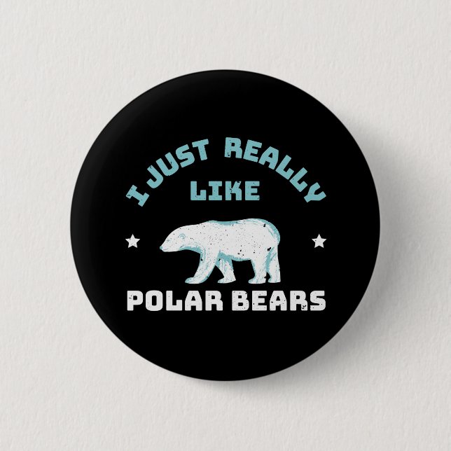 Polar-Bärentaste Button (Vorderseite)