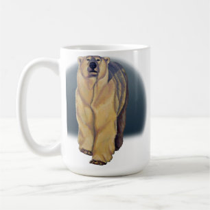 Polar Bear Art Coffee Tasse Art Bären Cup