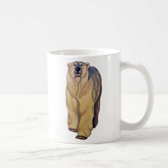Polar Bear Art Coffee Tasse Art Bären Cup (Rechts)