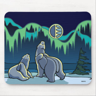 Polar Bear Art Mousepad Stilvolle Wildlife Mousepa