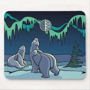 Polar Bear Art Mousepad Stilvolle Wildlife Mousepa