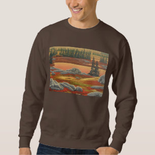Polar Bear Art Shirts Tundra Polar Bear Sweatshirt
